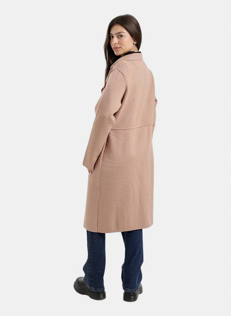 Carina Knee-Length Belted Coat - Image 3
